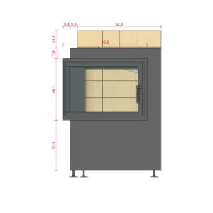 Ahjukolle Brula Tüüp C+ nurgaga