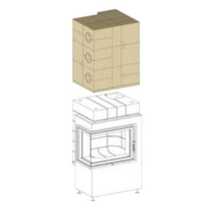 Ahjukolde Brula Tüüp C Plus nurgaga lõõrikomplekt