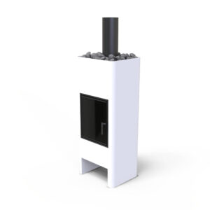 Disainkamin Unico Timo Steel valge