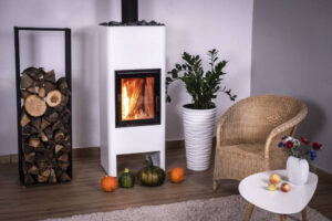 Disainkamin Unico Timo Steel valge