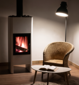 Disainkamin Unico Timo Steel valge