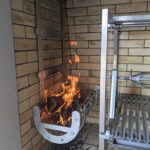 Asado grill, suitsuahi ja pliit