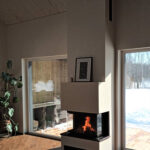 Kolme klaasiga kamin Tartumaal