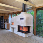 Pitsaahi ja kamin Saaremaal