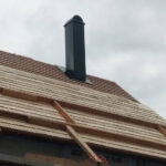 Puhastusluugiga kaheseinaline metallmoodulkorsten