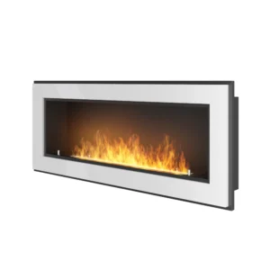 Biokamin SIMPLEfire Frame 1200 (valge, klaasiga)