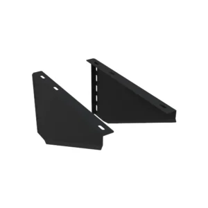 Konsoolplaadi seinakandurid Landy Facil (must)