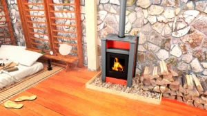 Keskküttekamin Aquaflam Vario Lend