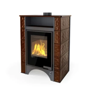 Keskküttekamin Aquaflam Vario Peru (pruun)