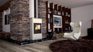 Keskküttekamin Flamingo Aquaflam 17