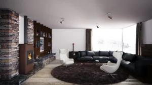 Keskküttekamin Flamingo Aquaflam 17