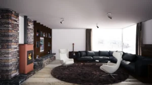 Keskküttekamin Flamingo Aquaflam 17