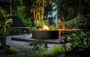 Lõkkealus OutFIRE Black Round 1000