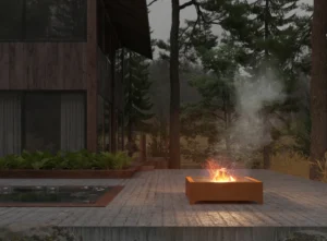 Lõkkealus OutFIRE Corten Square 1000