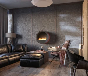 Biokamin Slimfire Incyrcle Slim Wall